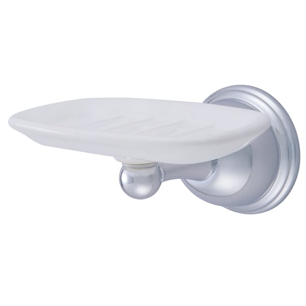 Restoration Wall-Mount Soap Dish, Chrome